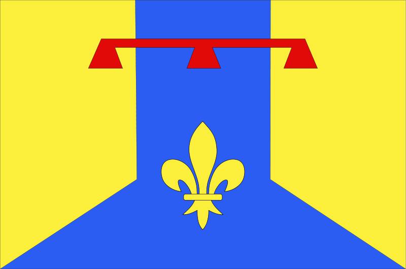 Where to find the historic French flag with darkened colors