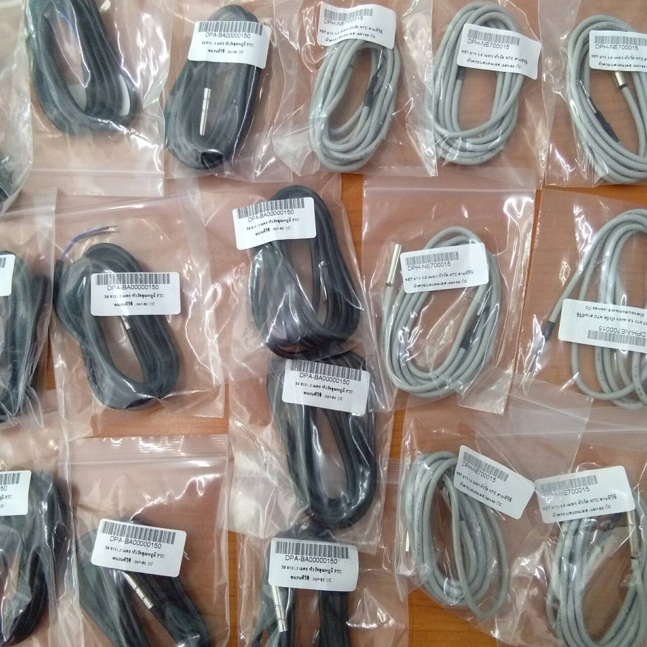 เซ็นเซอร์อุณหภูมิสำหรับตู้แช่ ตู้เค้ก ห้องเย็น ของแท้ ชนิด NTC PTC ...