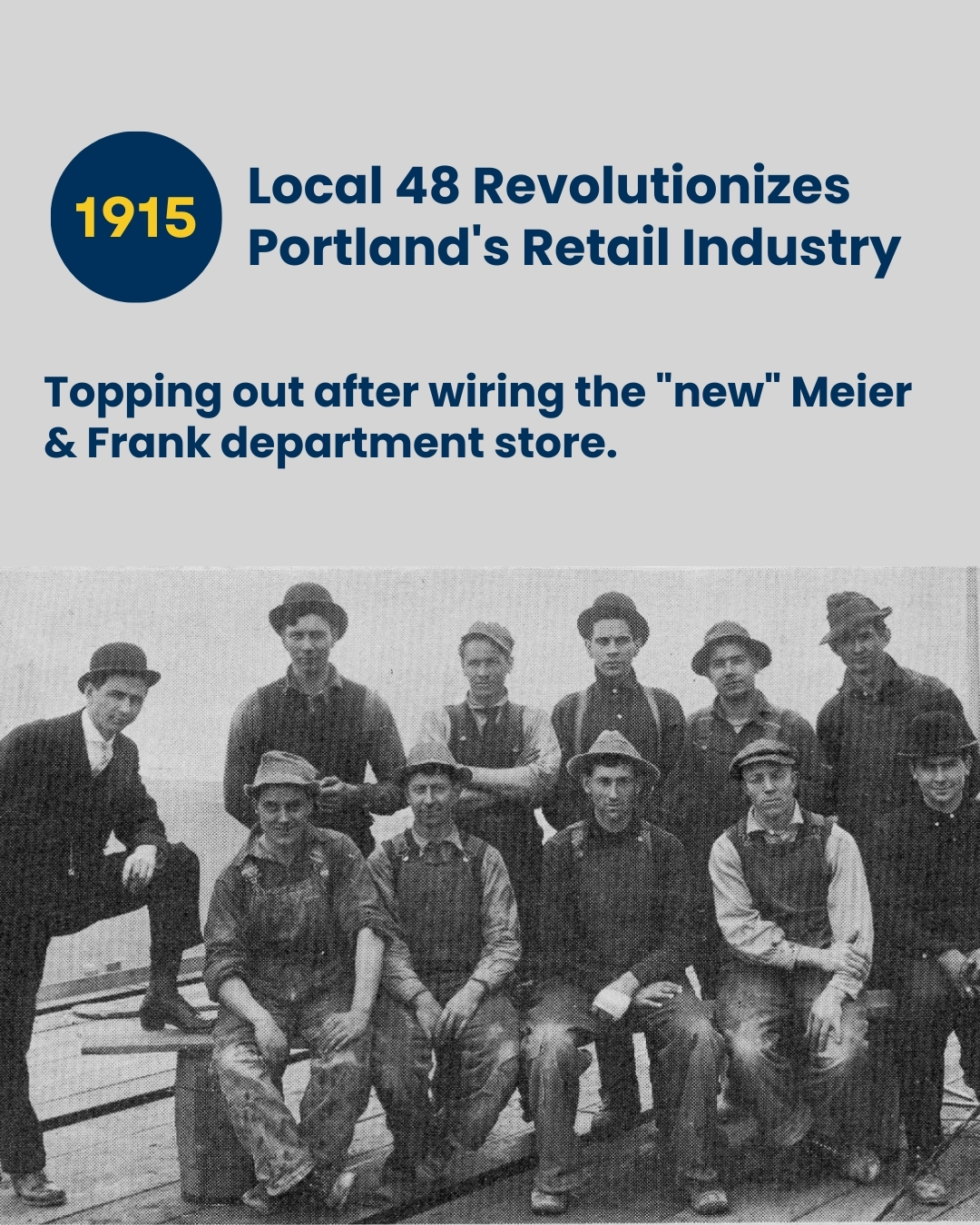 📸 Flashback Friday 📸 In 1915 IBEW... - NECA/IBEW Local 48 | Facebook
