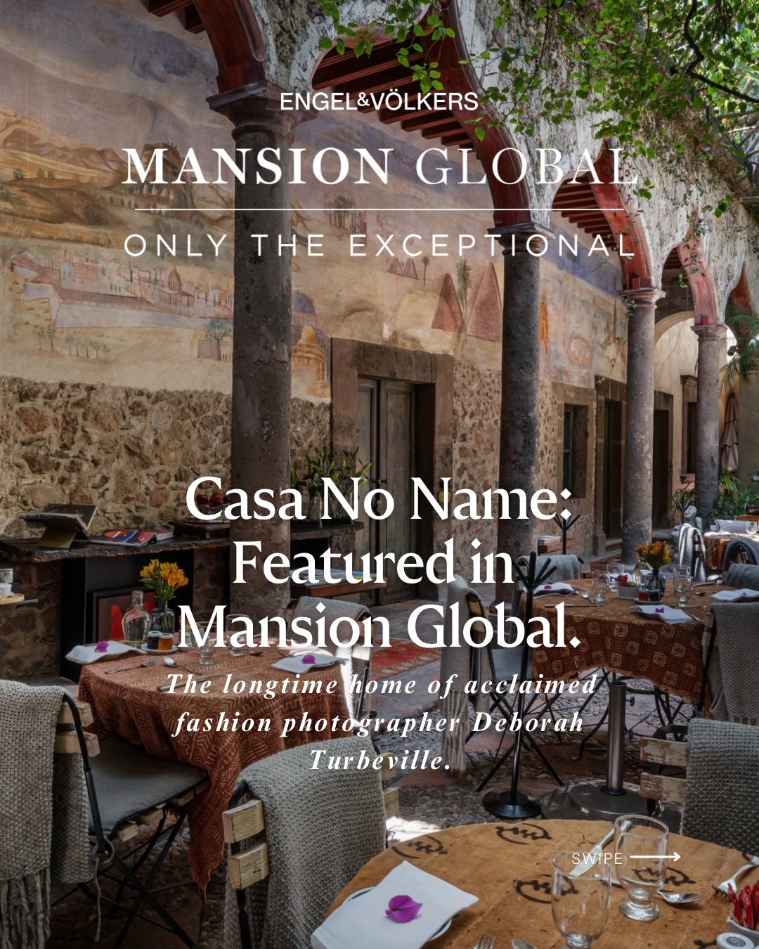 A home with a story unlike any other. Casa No Name, the former