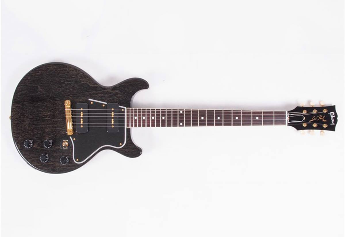 This eye-catching Gibson Les Paul Custom has a green metallic