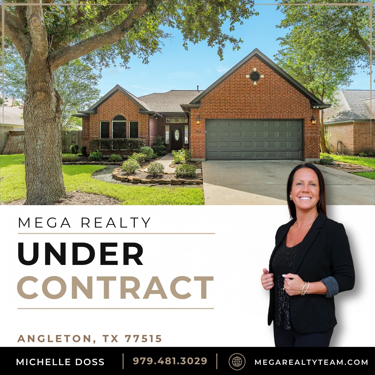 UNDER CONTRACT 🔐 Mega Realty Agent Michelle Doss helped her