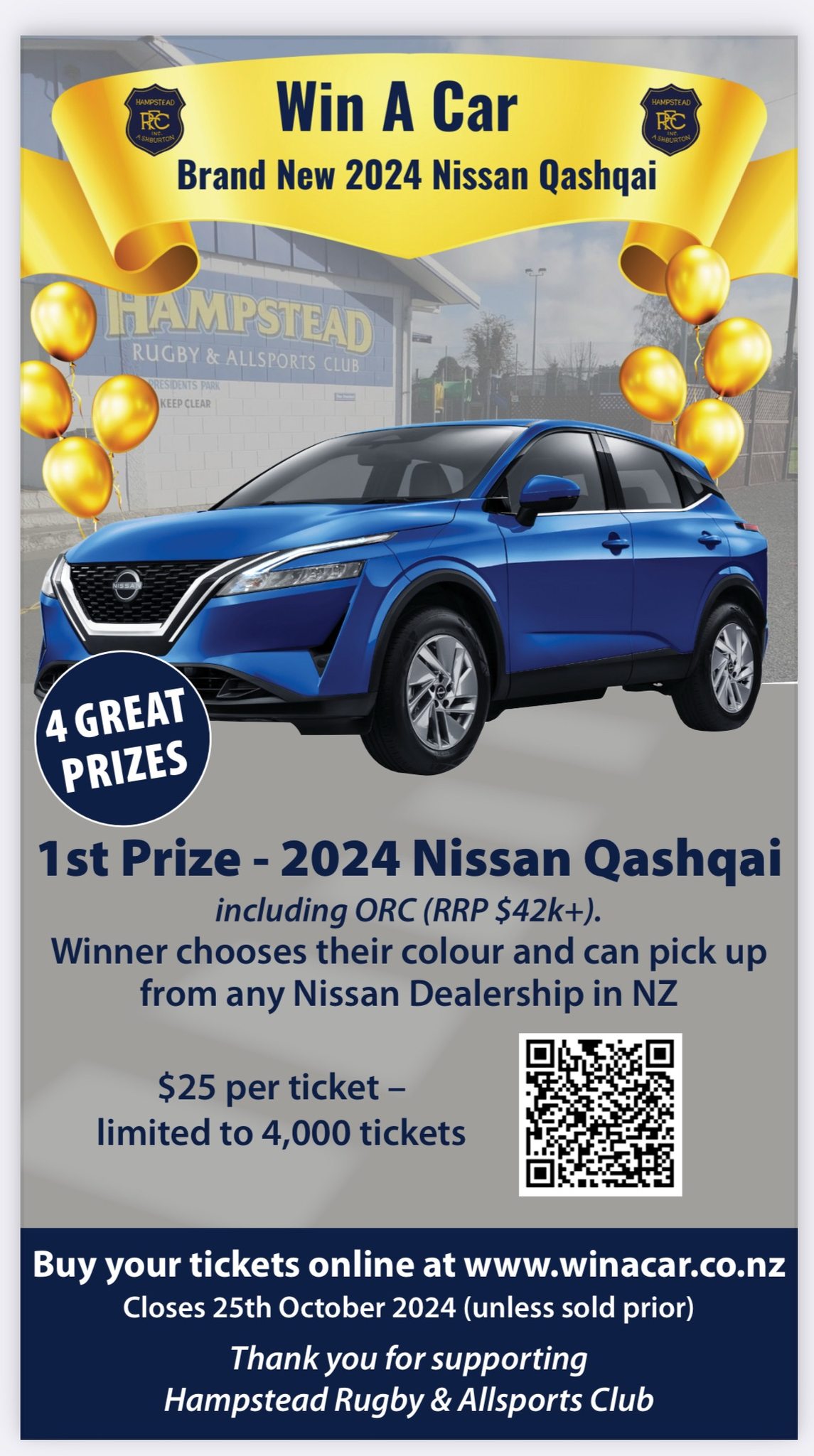 Win a car raffle live draw