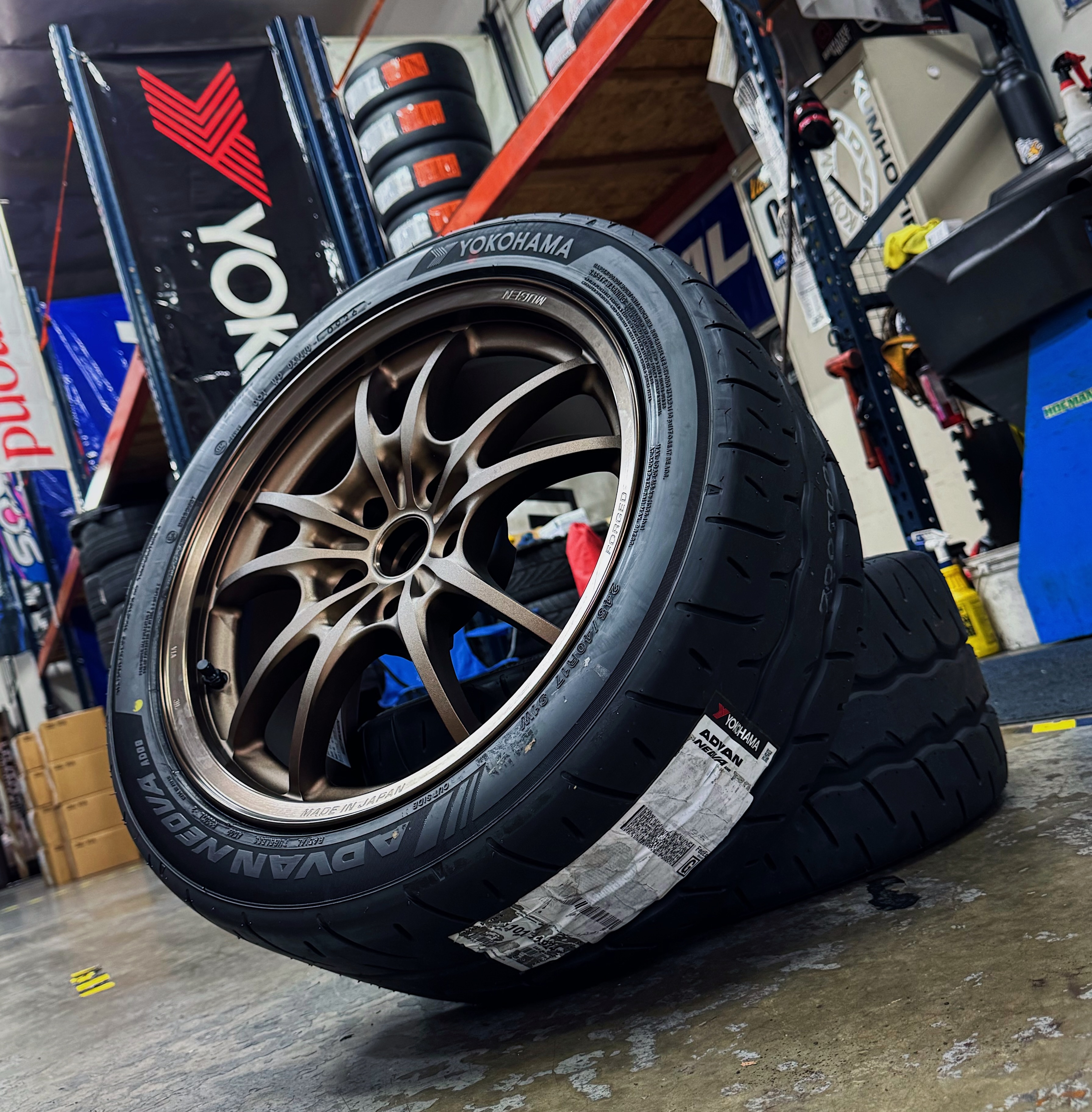 R Compound - 255/40/17 Toyo R1R tires (200TW) on 17x9 Gram Lights