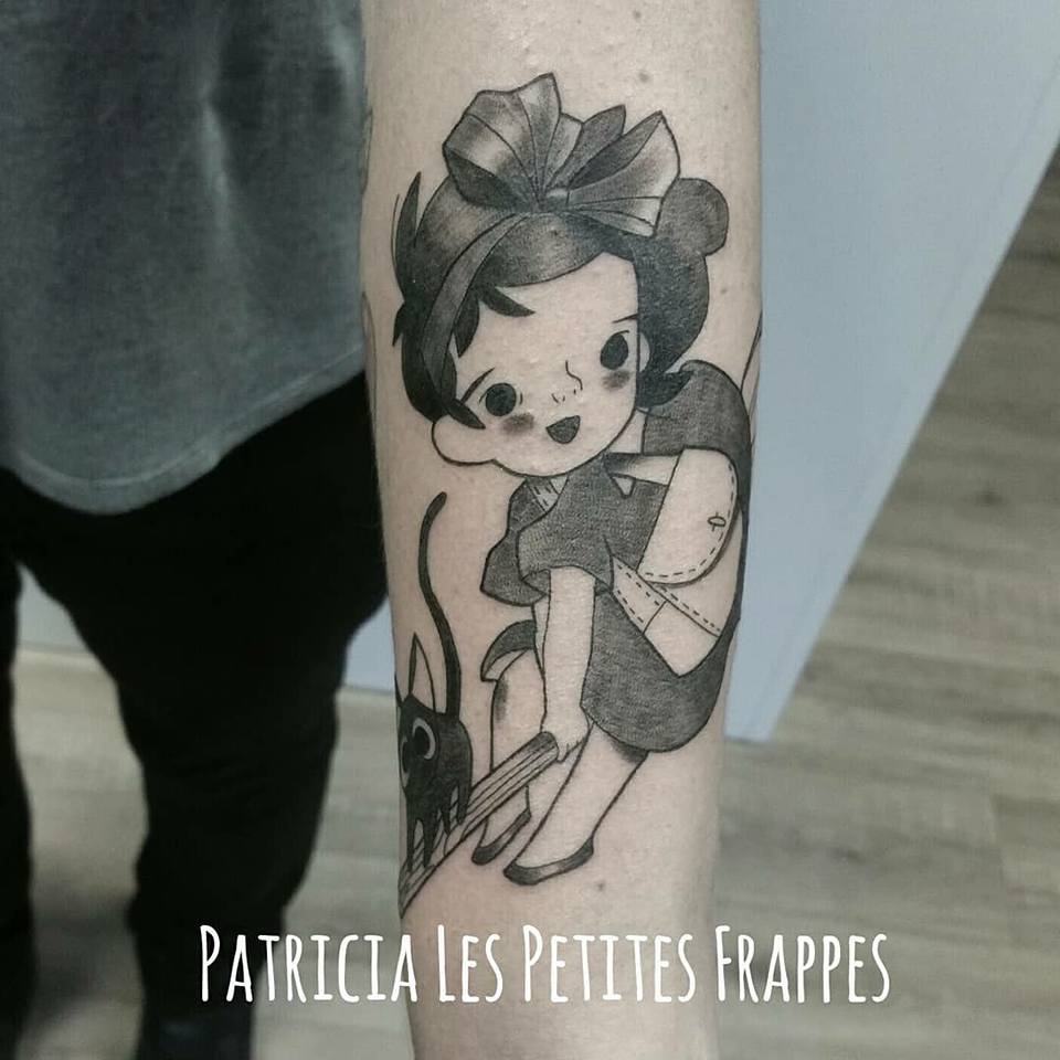 Tatouage Kiki La Petite Sorciere
