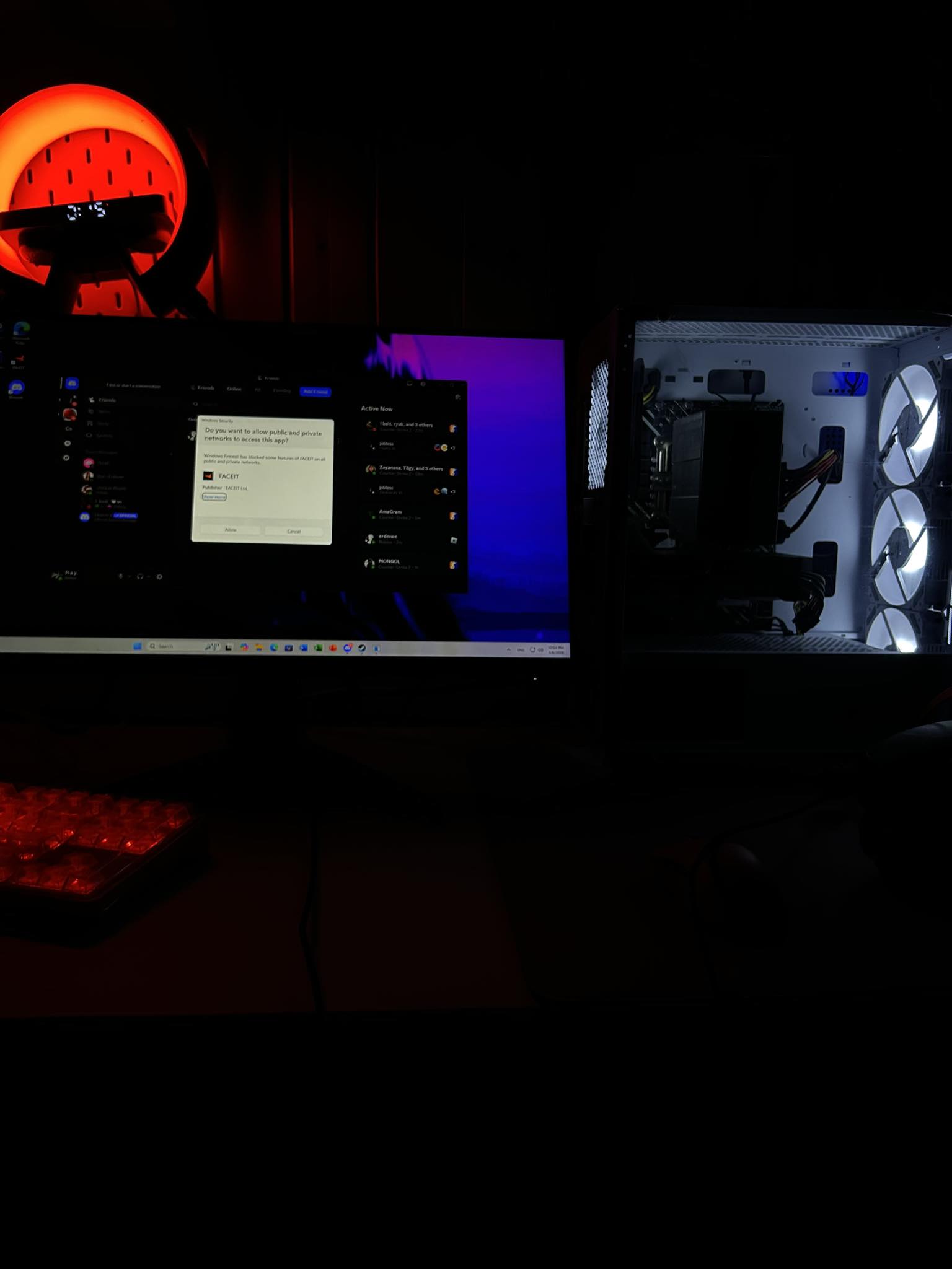 i5-12400f, RTX 2060 116GB Ram, 1tgb Monitor -msi 27inch 300hz CPU 