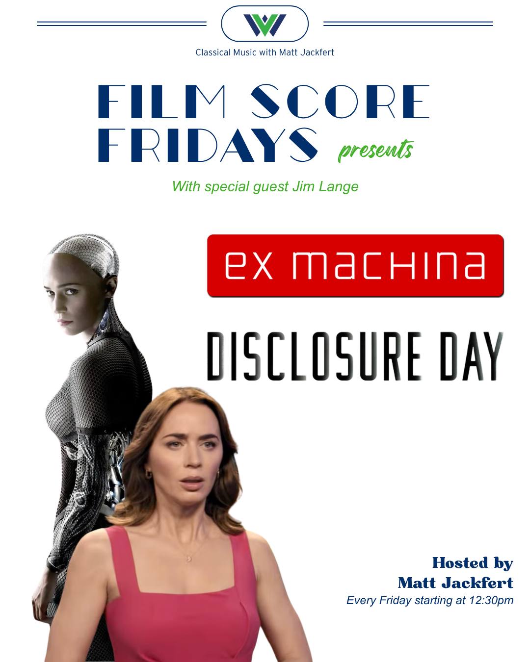 Film Score Fridays: Ex Machina and Disclosure Day with Jim Lange