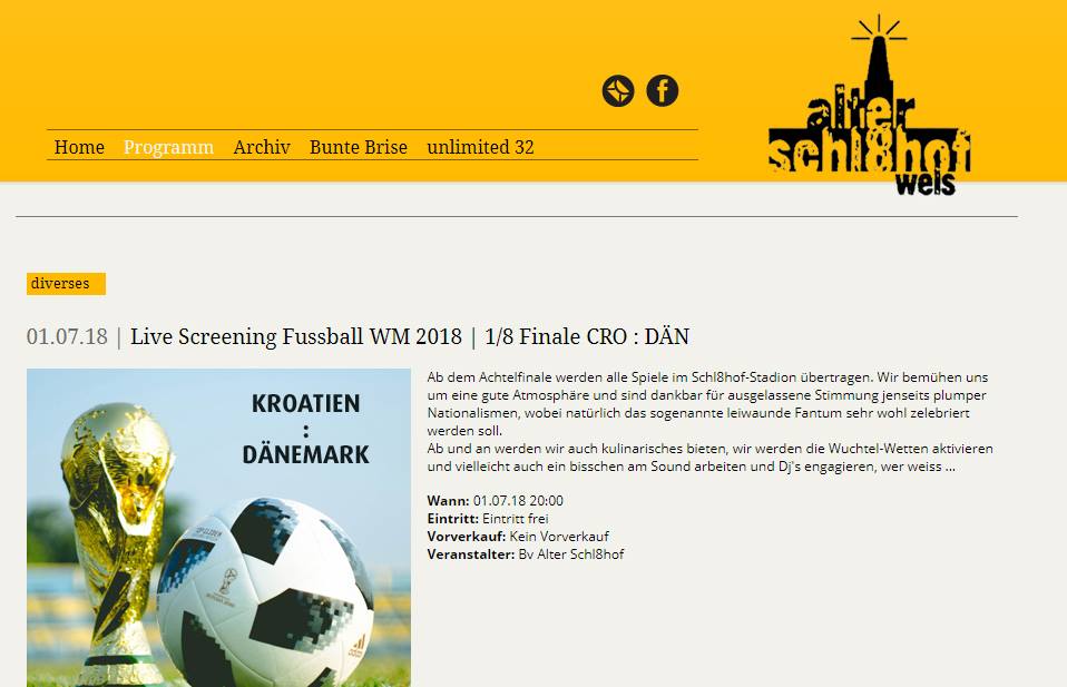 Schauz Vorbei Jetzt Dann Gleich Alter Schlachthof Wels