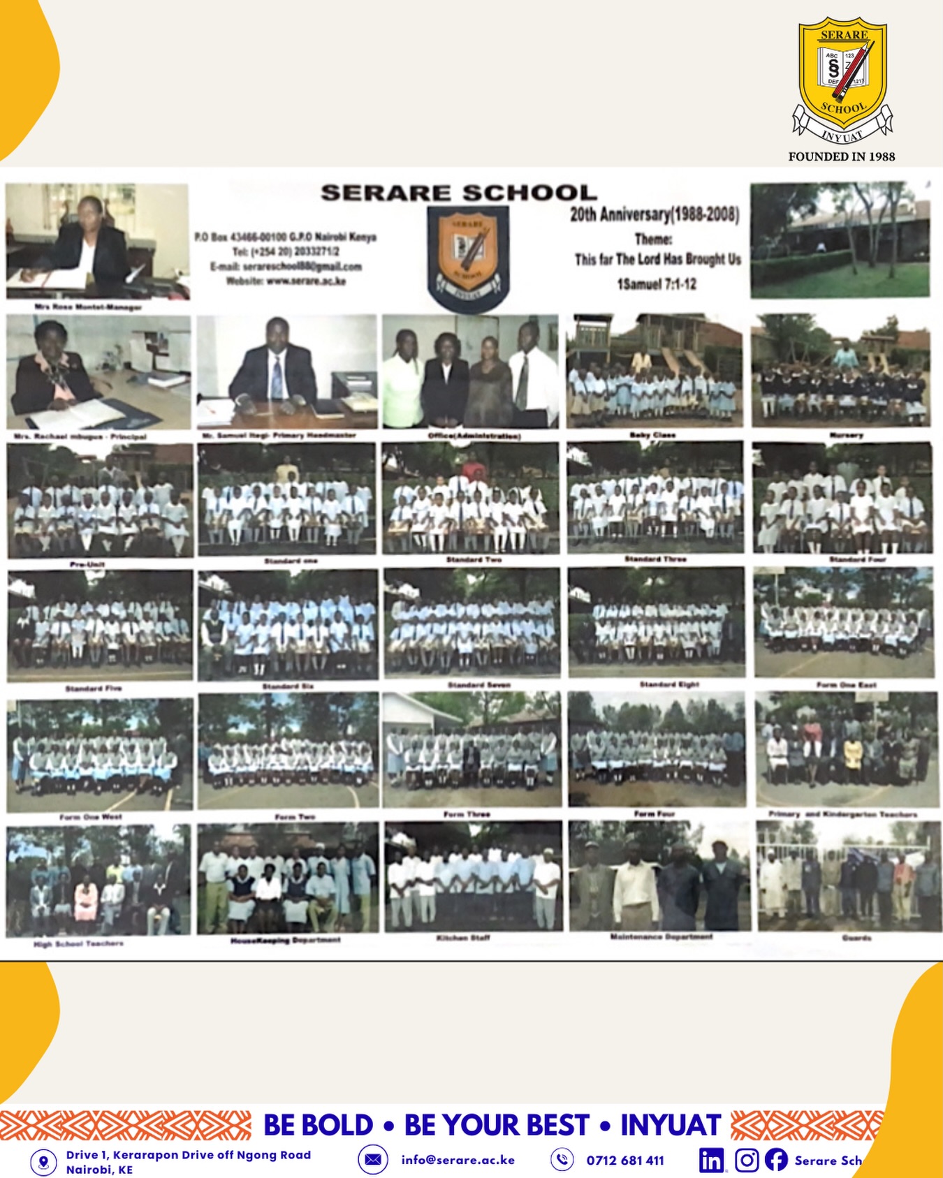 Serare School - ThrowbackThursday 💙💛 Back to where the... | Facebook