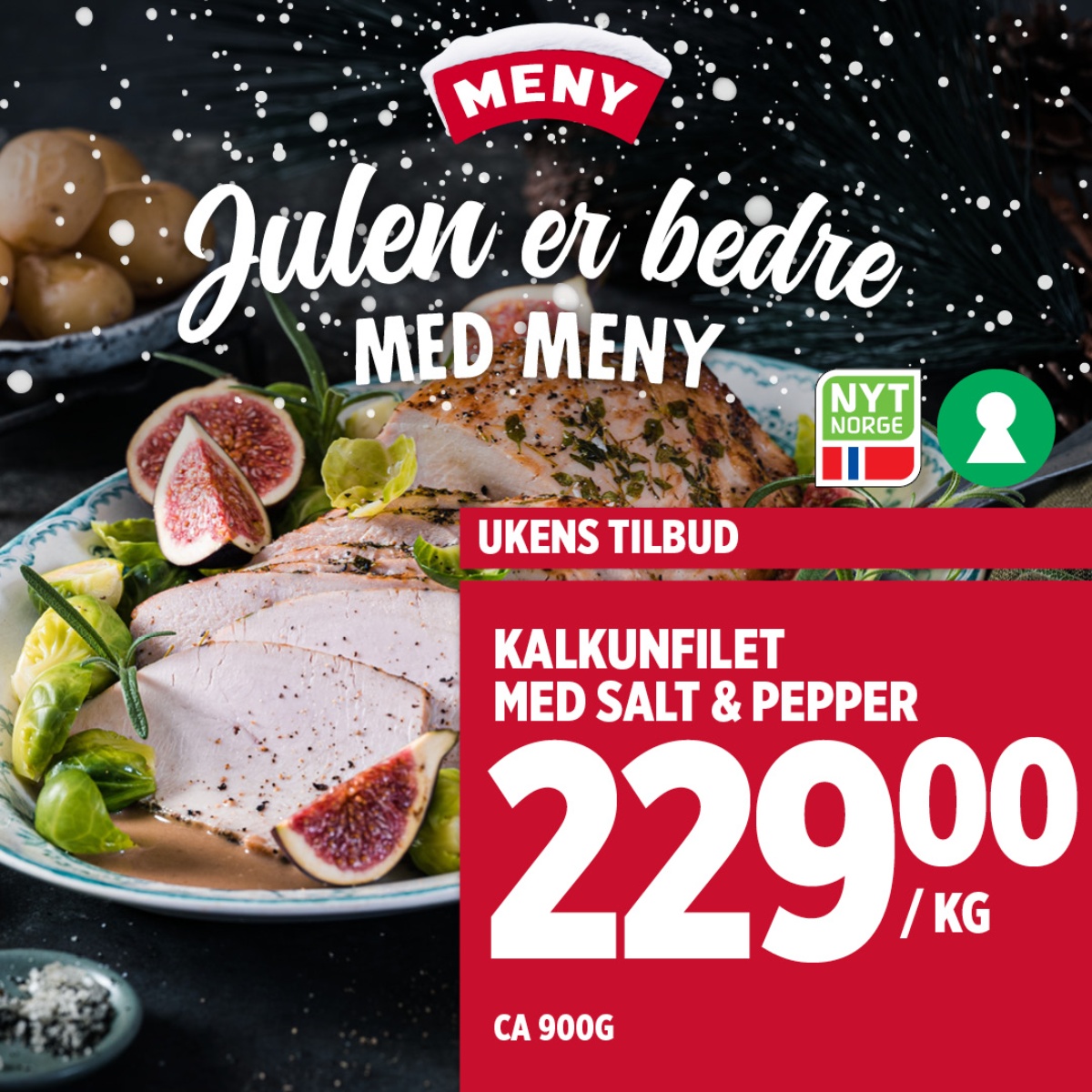 Meny Brakerøya - Denne uken får du kalkunfilet med salt og... | Facebook