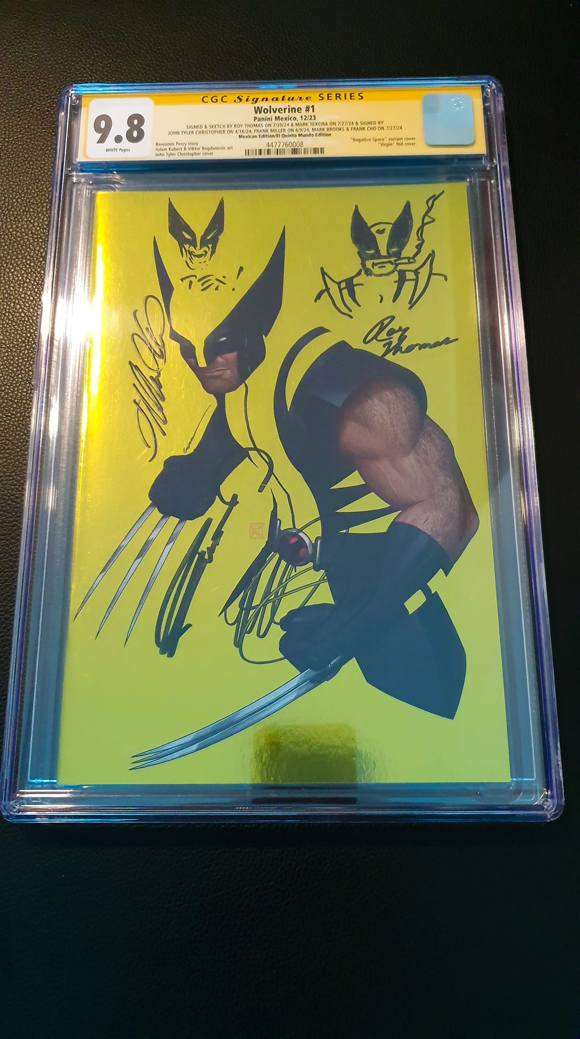 Wolverine #1 JTC Mexican foil exclusive signed and slabbed