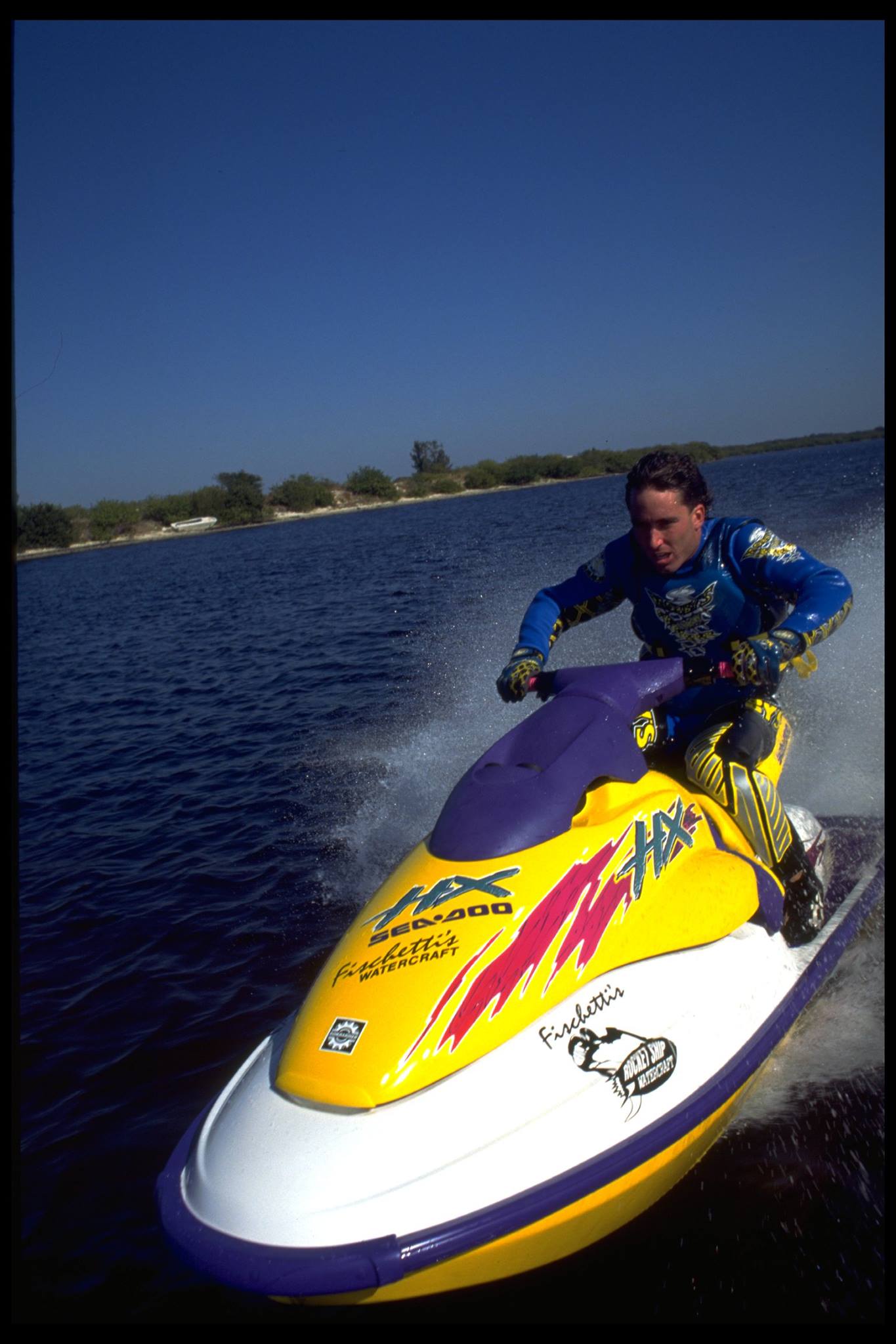 Vintage Jet Ski - Hall of Famer Chris Fischetti on a Sea Doo HX in