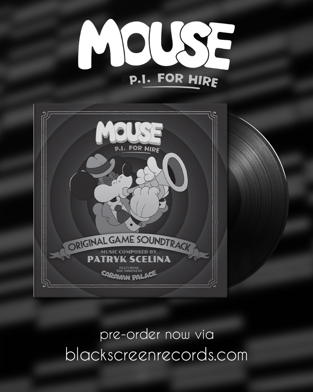Mouse: P.I. for Hire original soundtrack on vinyl