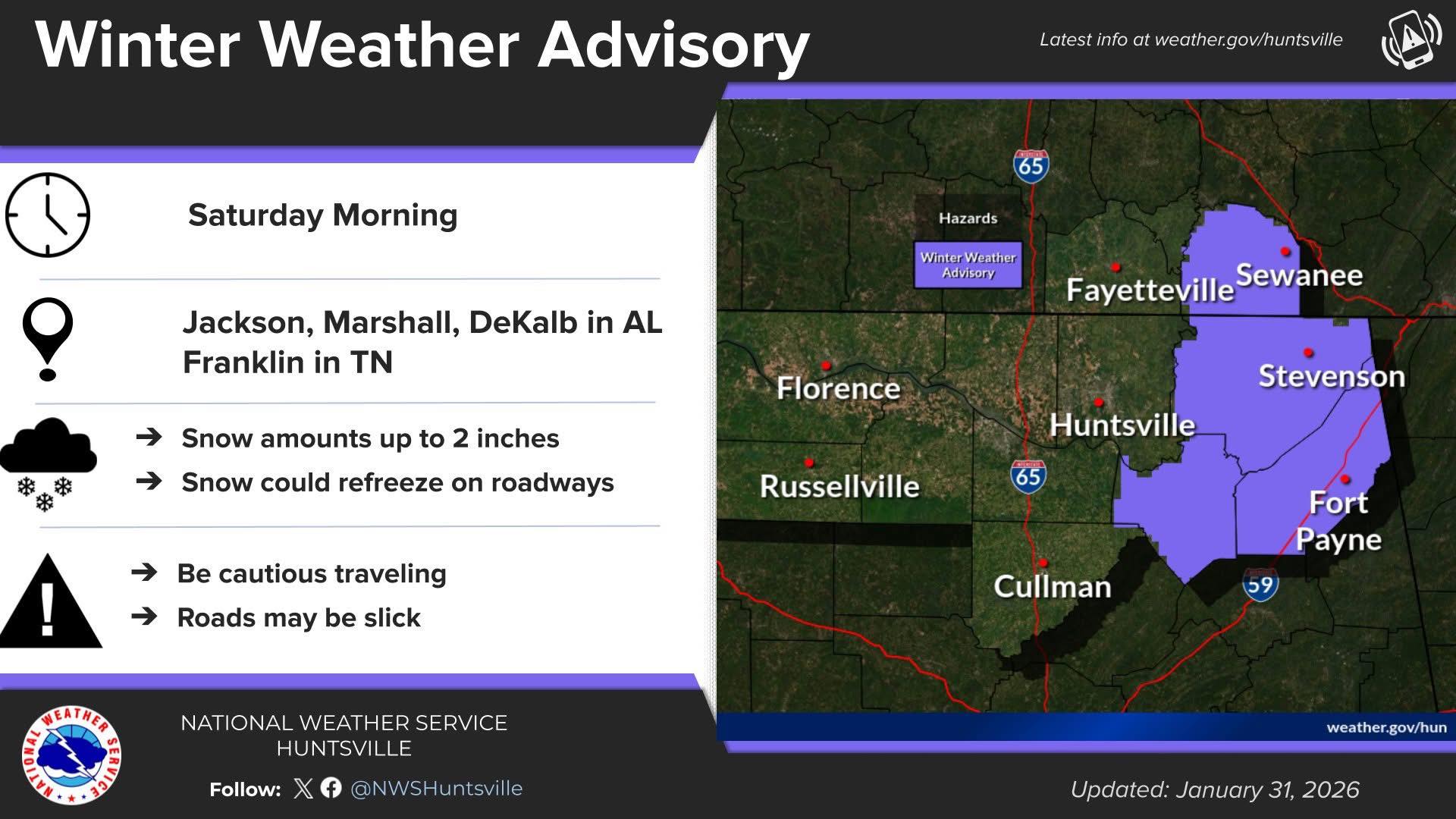 Winter Weather... - Brad Travis WAFF 48 Meteorologist | Facebook