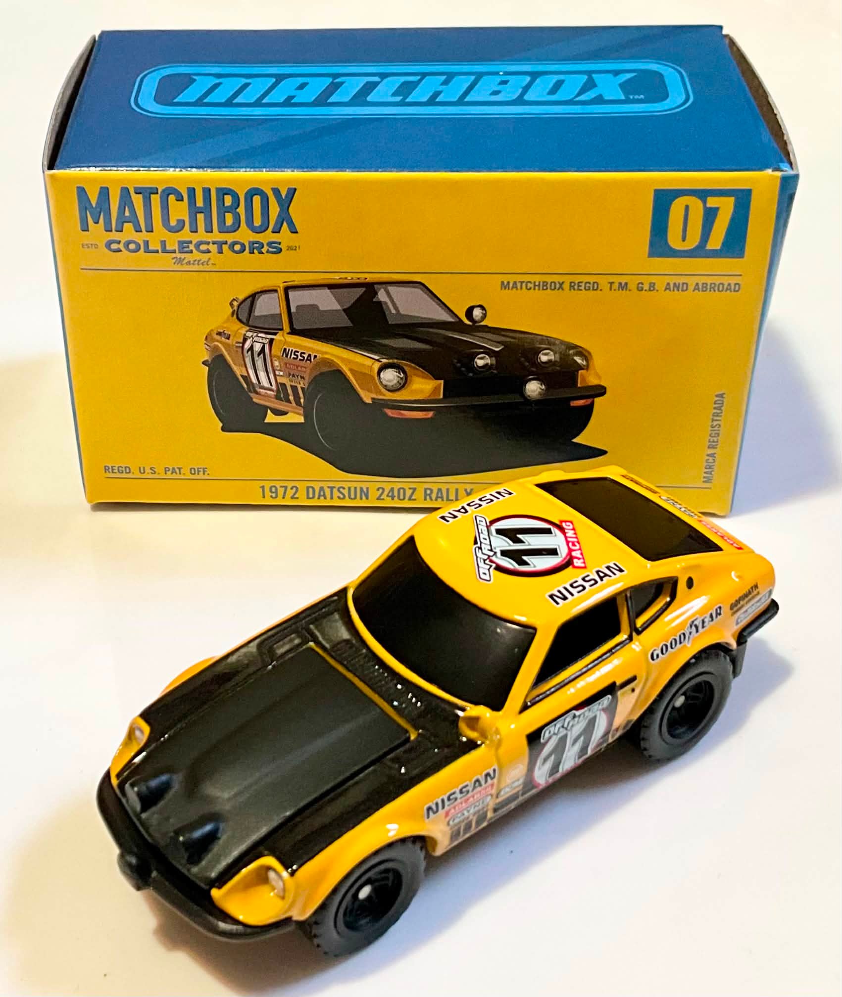 Matchbox 1972 Datsun 240Z rally car review