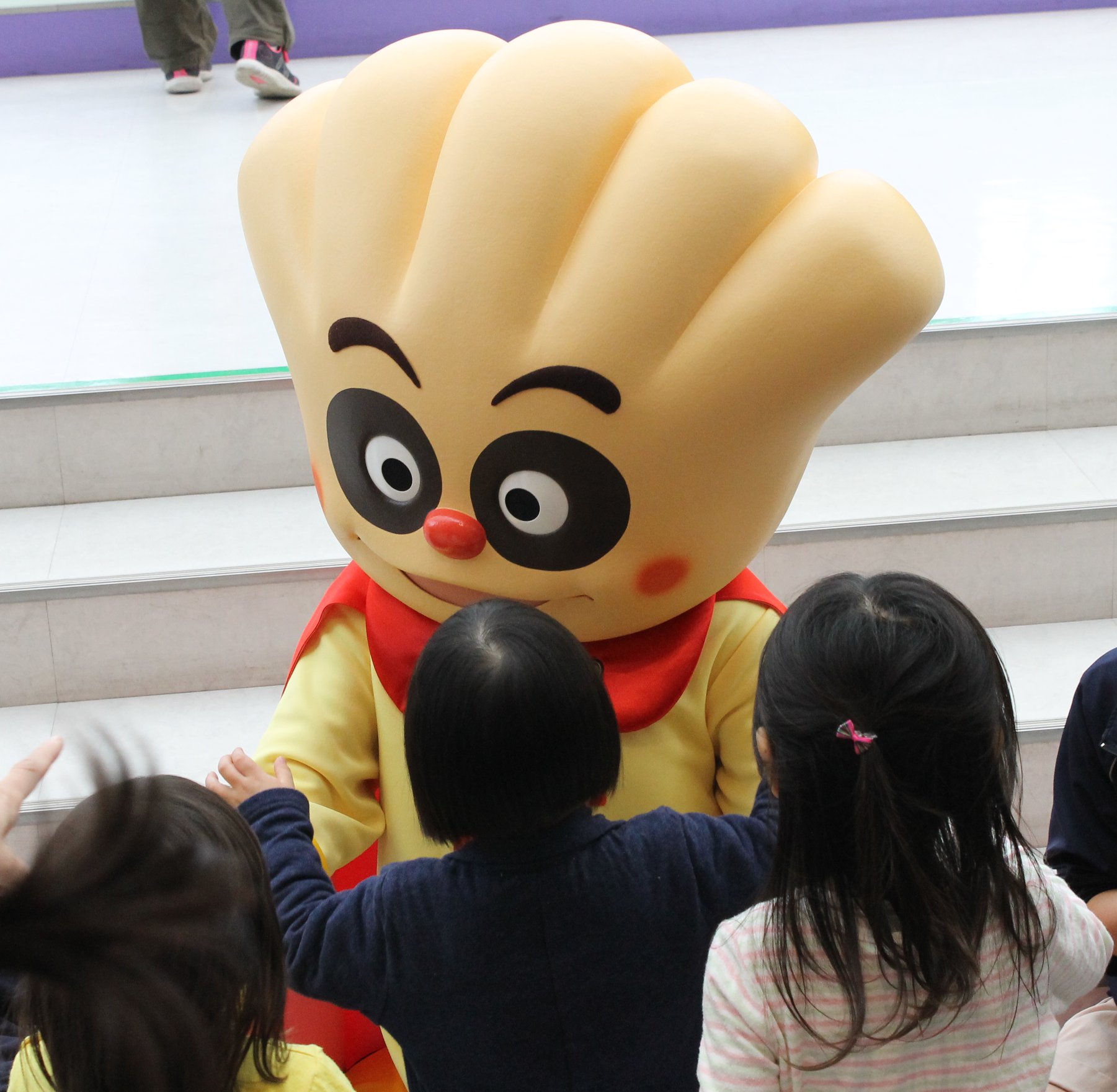 クリームパンダちゃんに会えました🎶 日曜だったけど、そんなに多くて