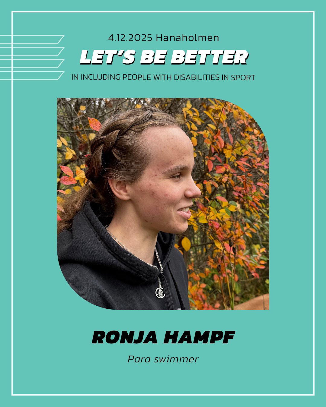 Finlands - Meet our speaker and moderator Ronja Hampf! 🤩 Ronja Hampf, a ...