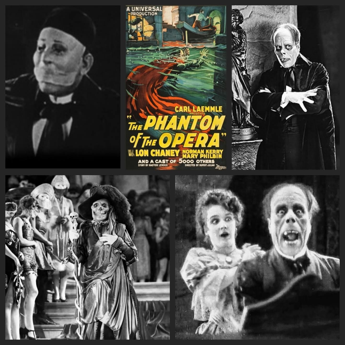 The Universal silent horror film, The Phantom of the Opera was
