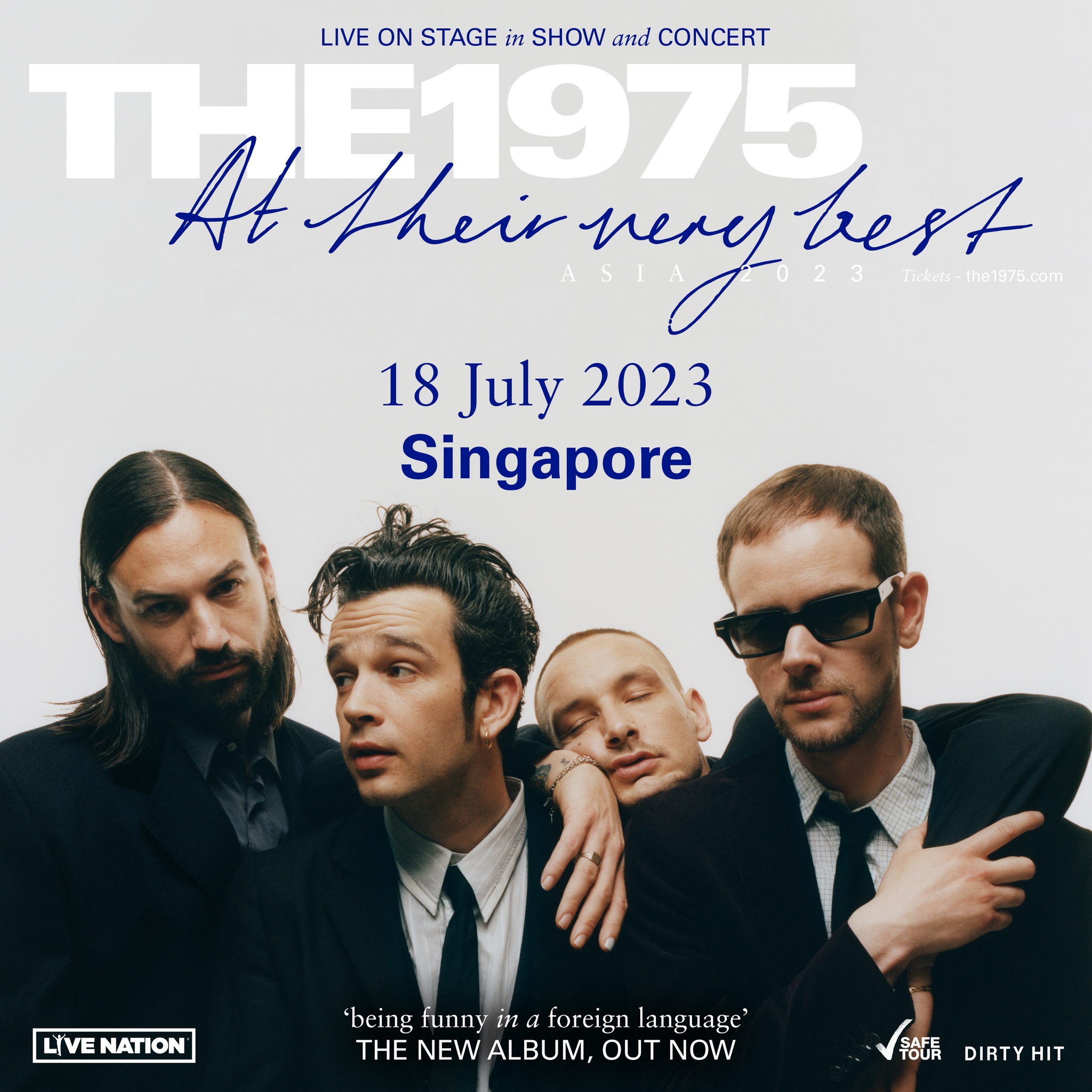 Live - SAVE THE DATE: The 1975 will perform in Singapore this 18