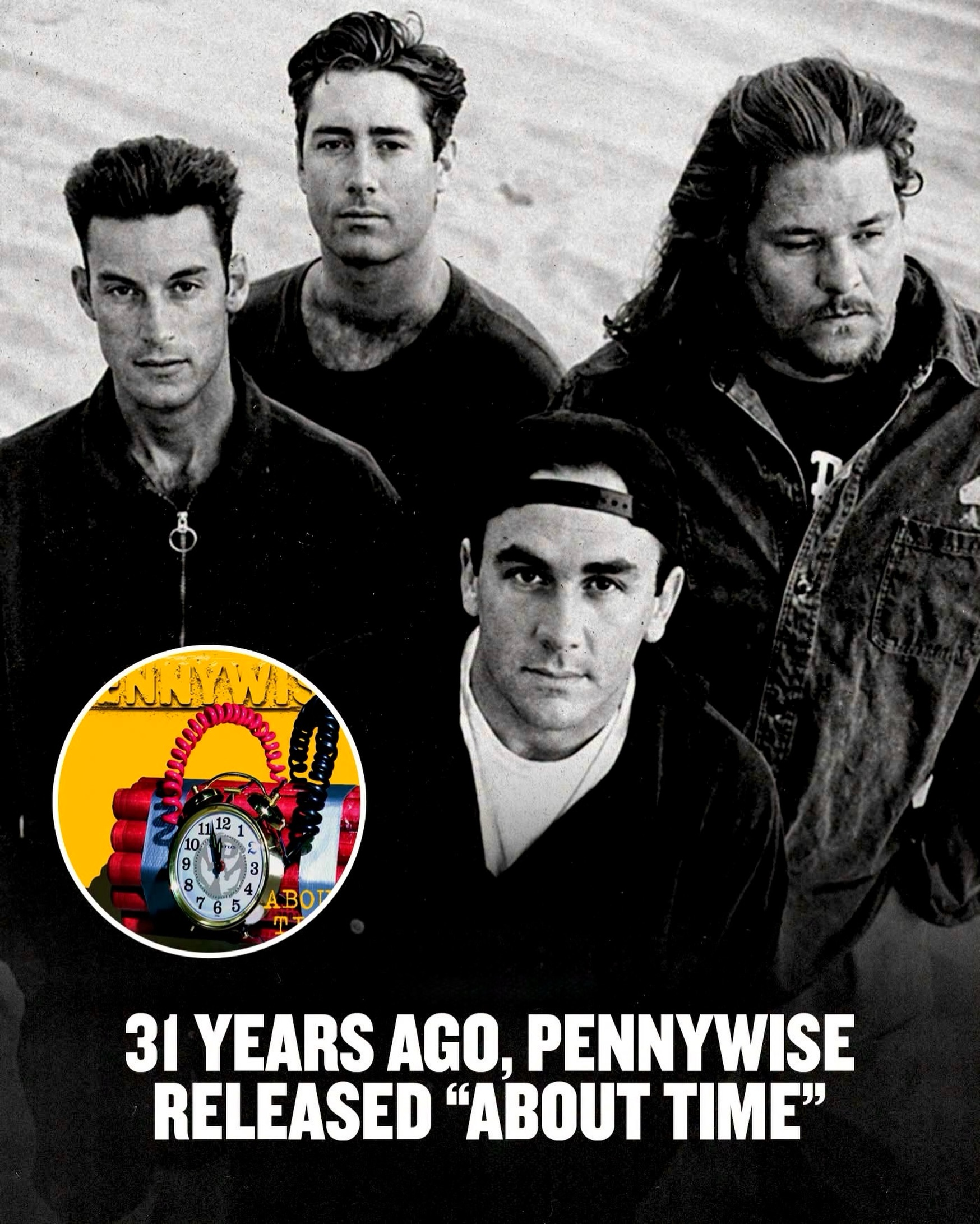In 1995, Pennywise released their third studio album, About Time