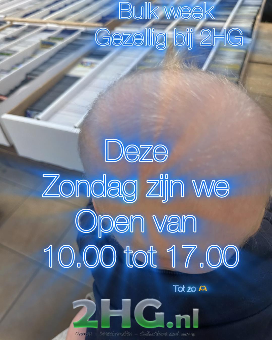 2HG.NL - Deze zondag zijn we eerder open Van 10.00 tot 17.00 uur ...