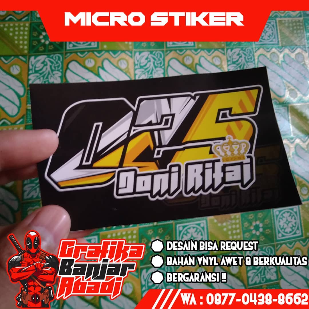 Melayani Pembuatan Jenis Stiker,... - Grafika Banjar Abadi