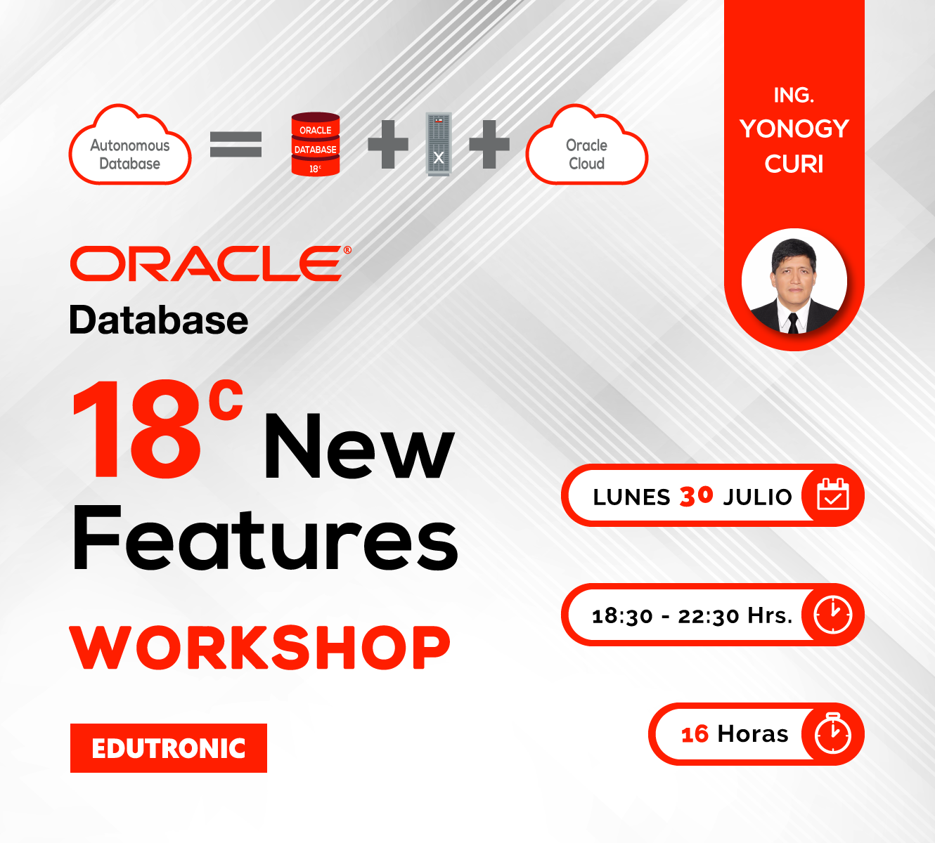 Edutronic - 🔥 Te traemos lo último de Oracle Database 🔥 [WORKSHOP • 16 ...