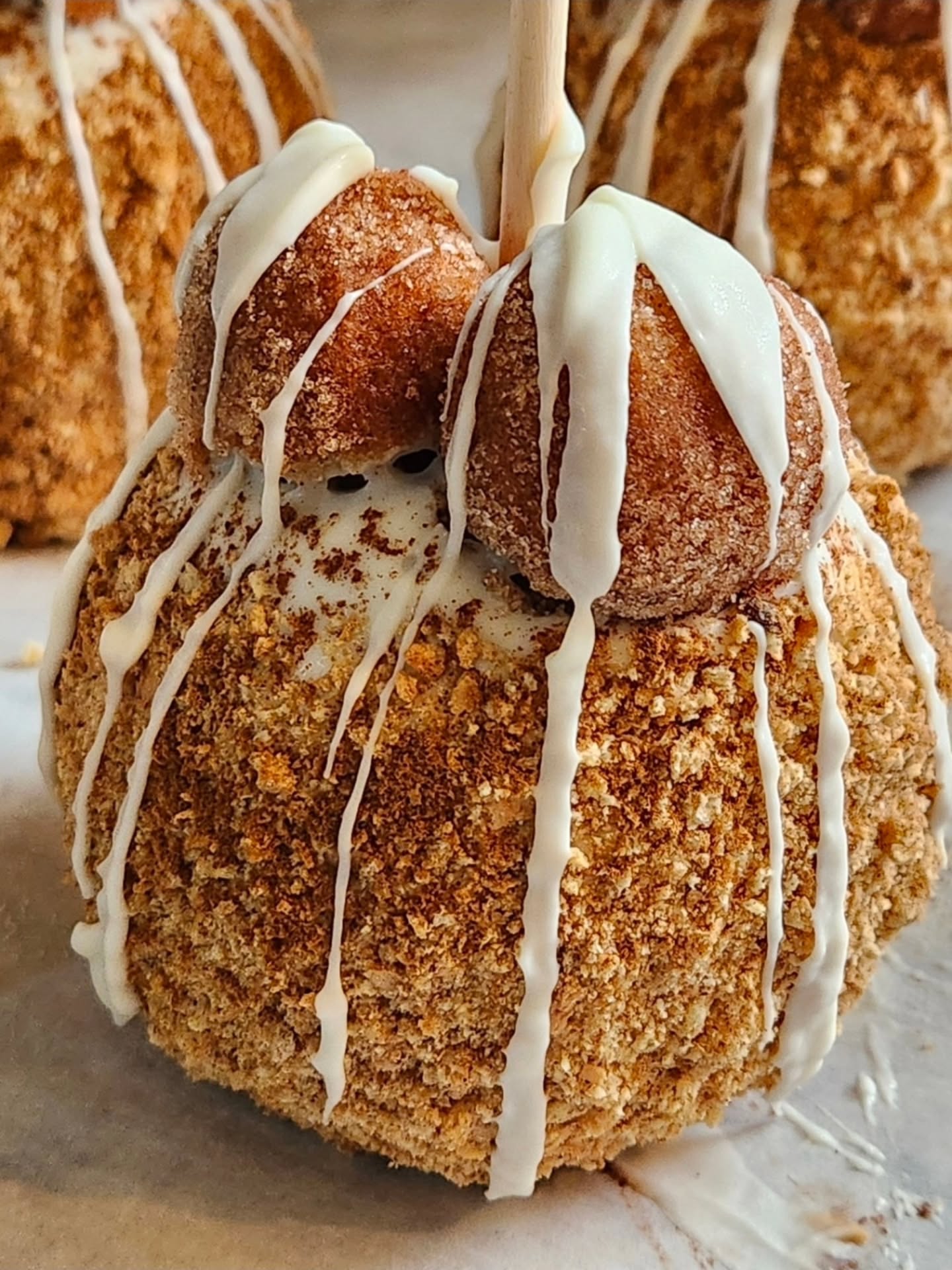 The Caramel Apple Lady at Tapped Apple in Westerly, RI on 9/6