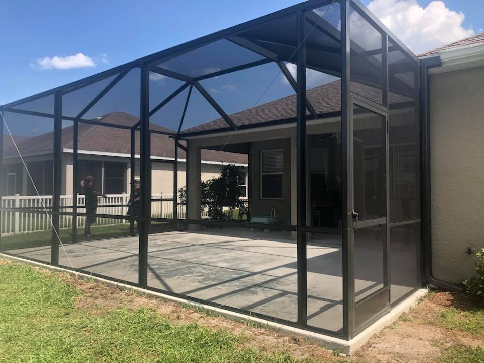 New 17’x24’6” screen cage built by... - Screen Mulisha LLC.