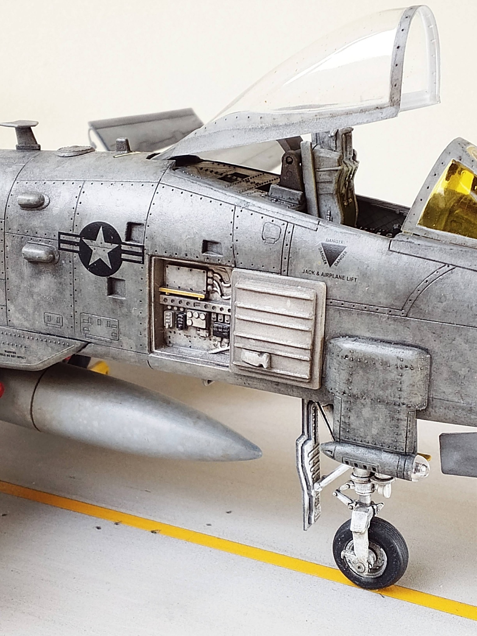 Italeri 1/48 A-10C model from 163rd FS Blacksnakes