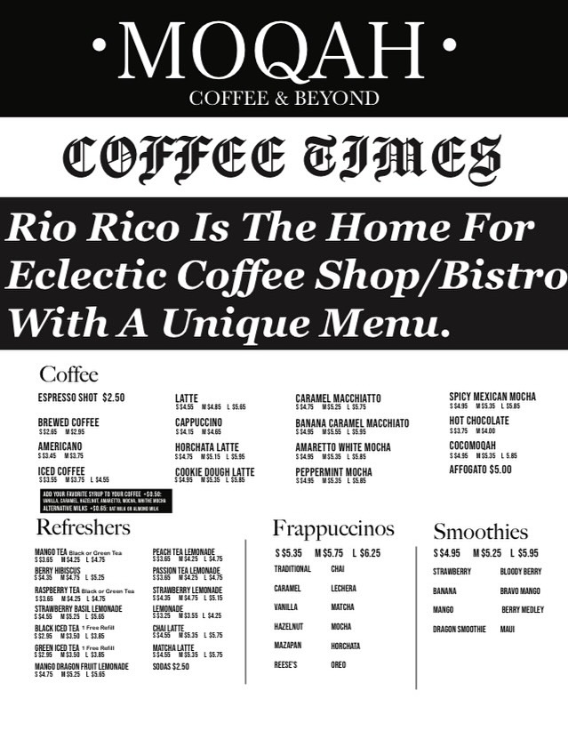 Moqah Coffee & Beyond | Rio Rico AZ