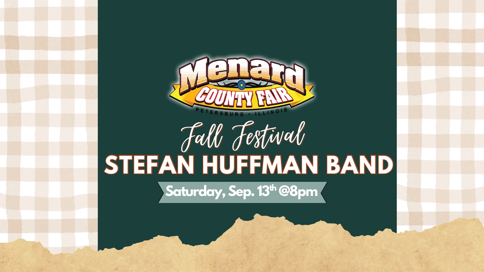 Live Music - Stefan Huffman Band - 2025 Menard County Fair Festival