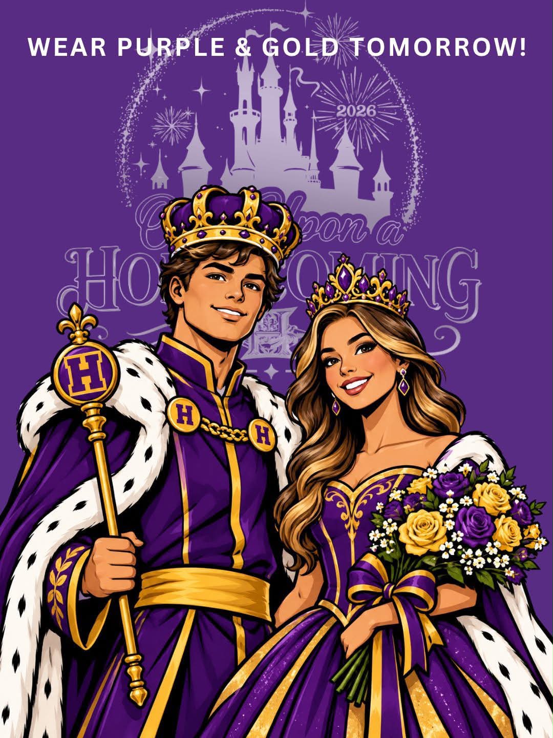 mardi gras homecoming dress up days PURPLE & GOLD TAKES OVER HALLSVILLE TOMORROW! * * * * * * * * * * * * * Tomorrow is the final dress-up day of “Once Upon a Homecoming” Week! Smocked Top