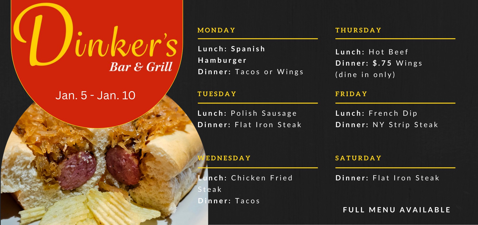 Dinkers Bar and Grill | Omaha NE