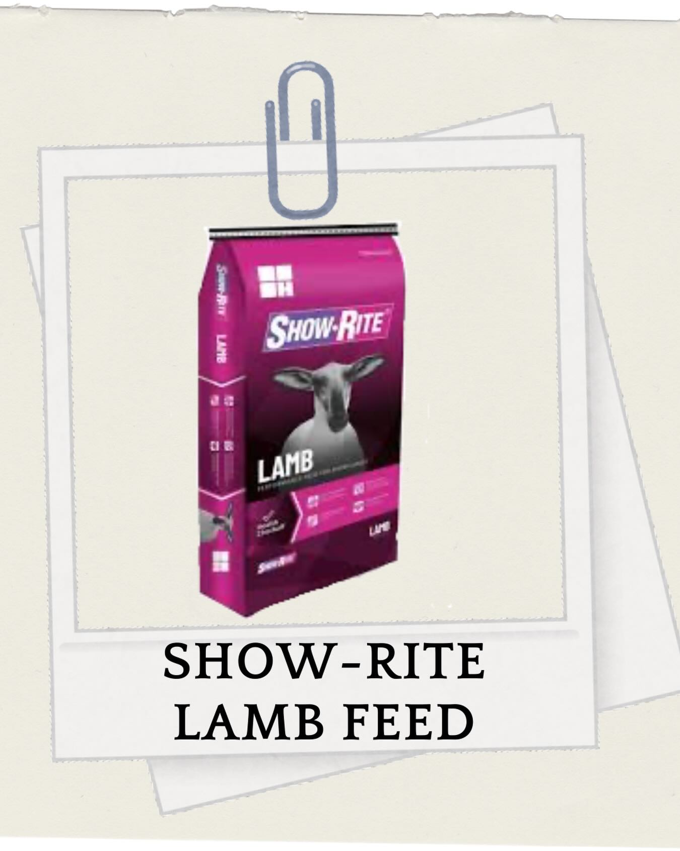 Barlas Feeds - Show season is almost here! Show-Rite lamb... | Facebook