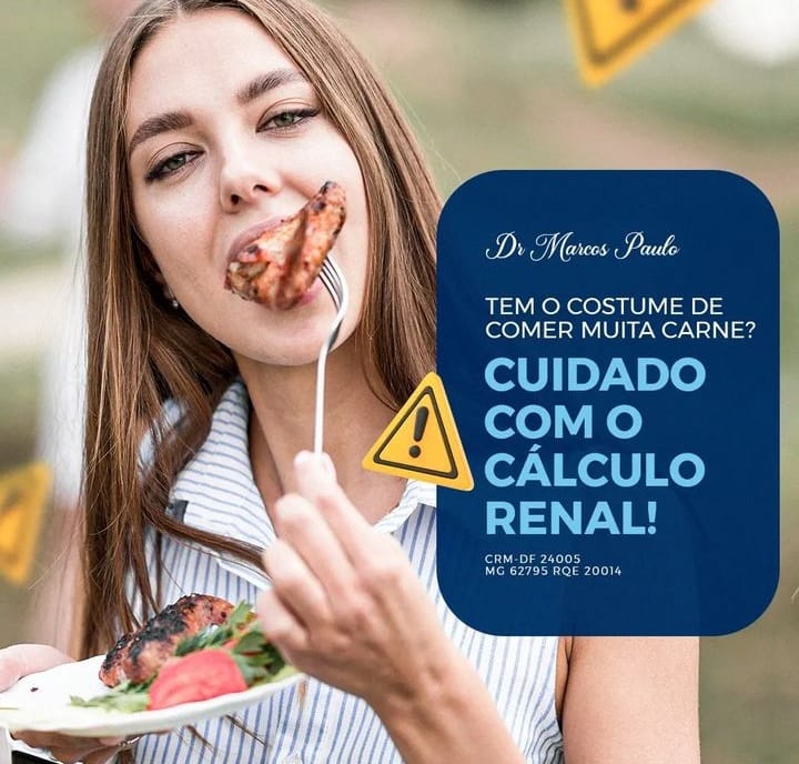 Dr - ⚠️O excesso de proteína pode sobrecarregar o rim! Infelizmente ...