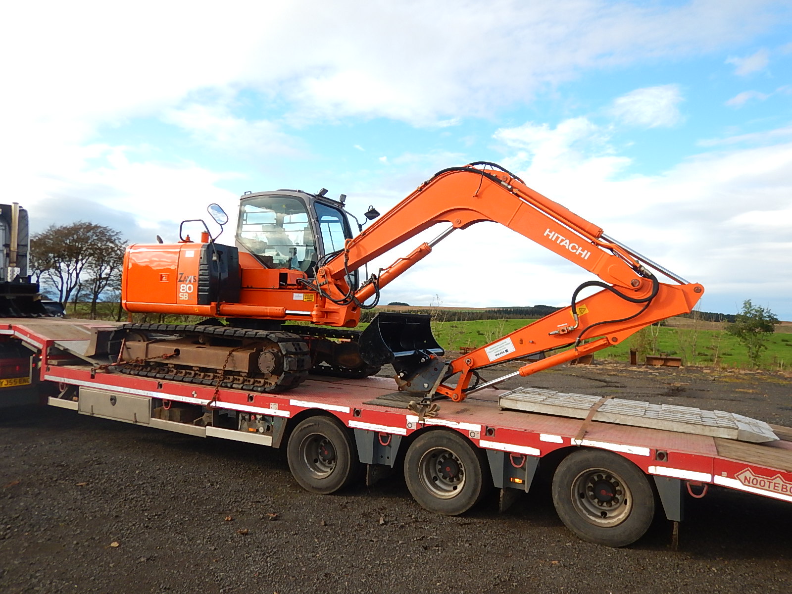 残り在庫 Used Original Hitachi Zx65 Crawler Excavator for Sale