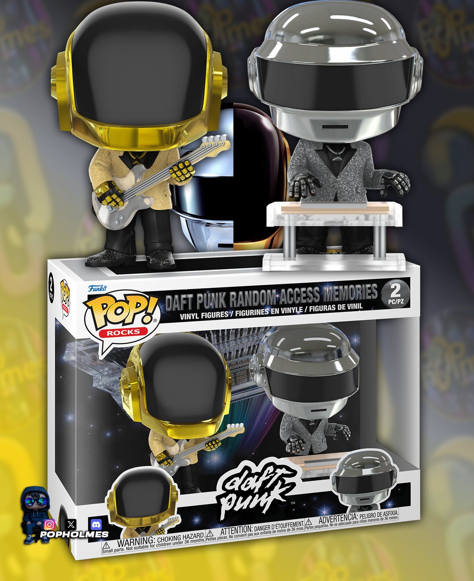 📭📦 Got in the Daft Punk Alive Pop 2-pack! . #DaftPunk #Funko