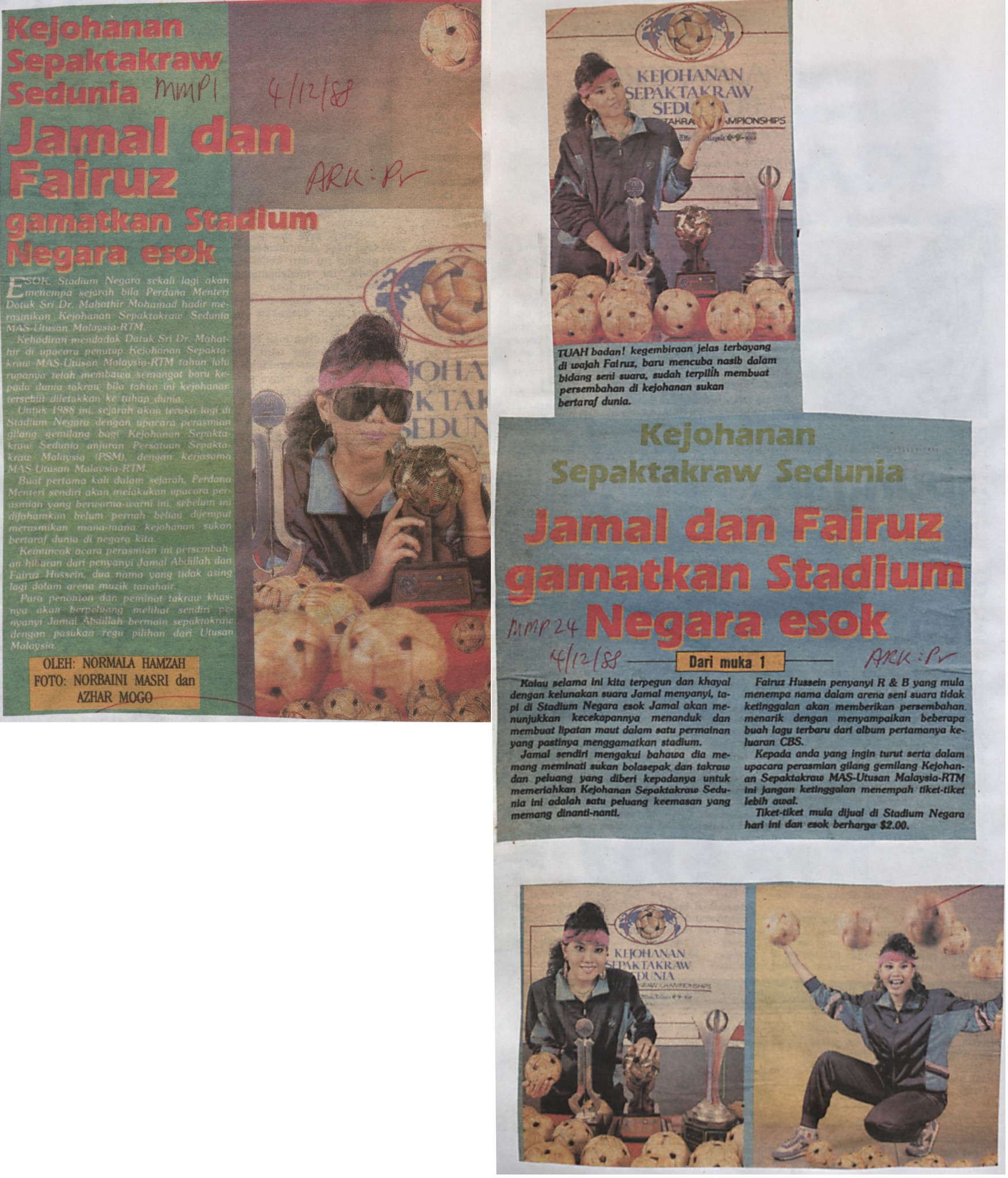 Sepak takraw History - Engku Halim Ku Musa (front)–Feeder Raziman ...