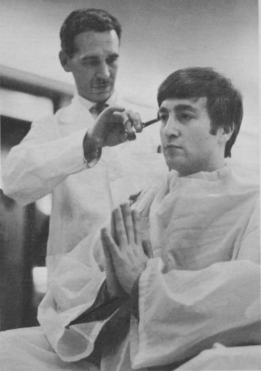 On March 25, 1963, photographer Dezo Hoffmann takes photos of the