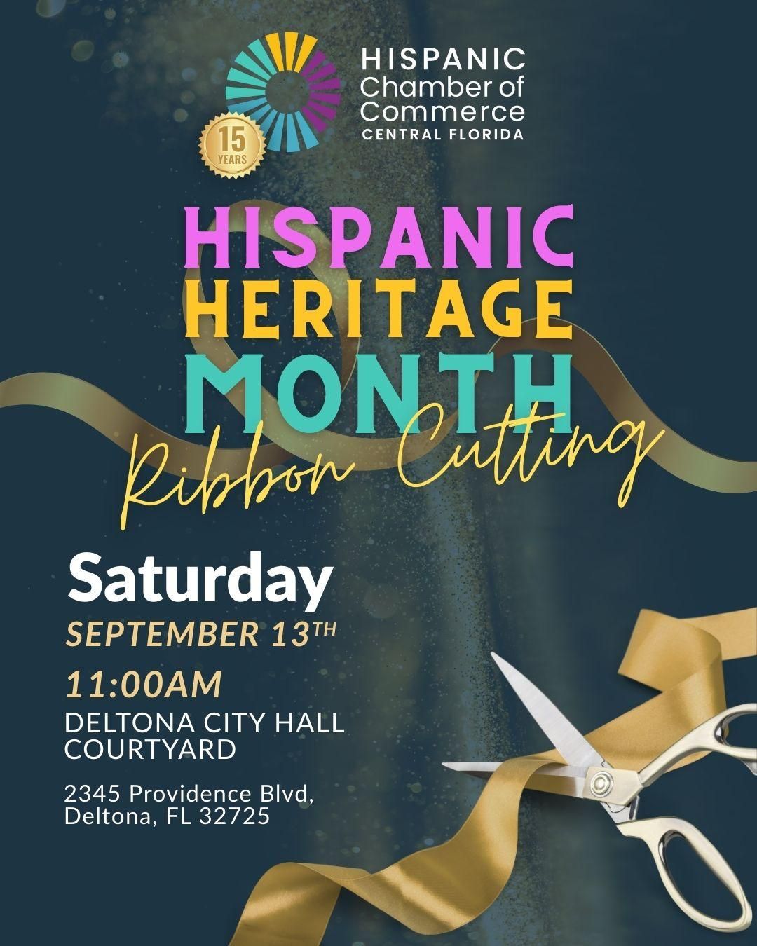 Hispanic Heritage Month ribbon cutting ️