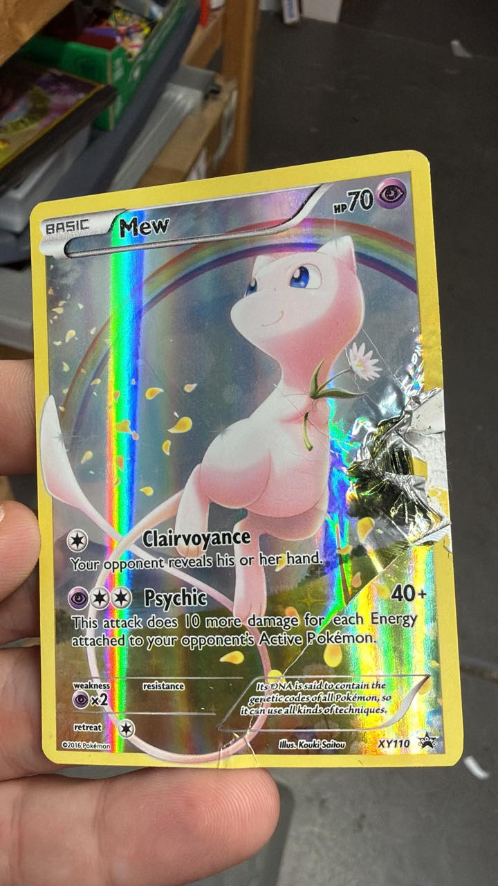mew holographic promo card Pokemon Weakness Psychic 2 Retreat Cost CGC 7.5 Ancient Mew Holo