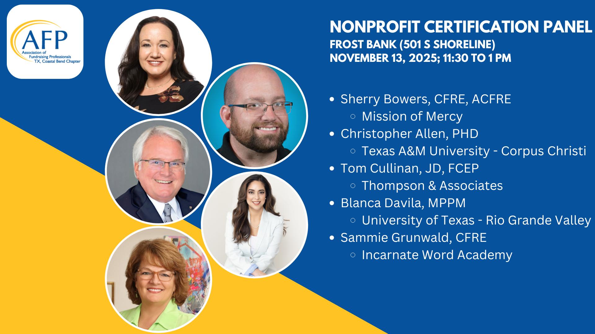 Nonprofit Certification Panel