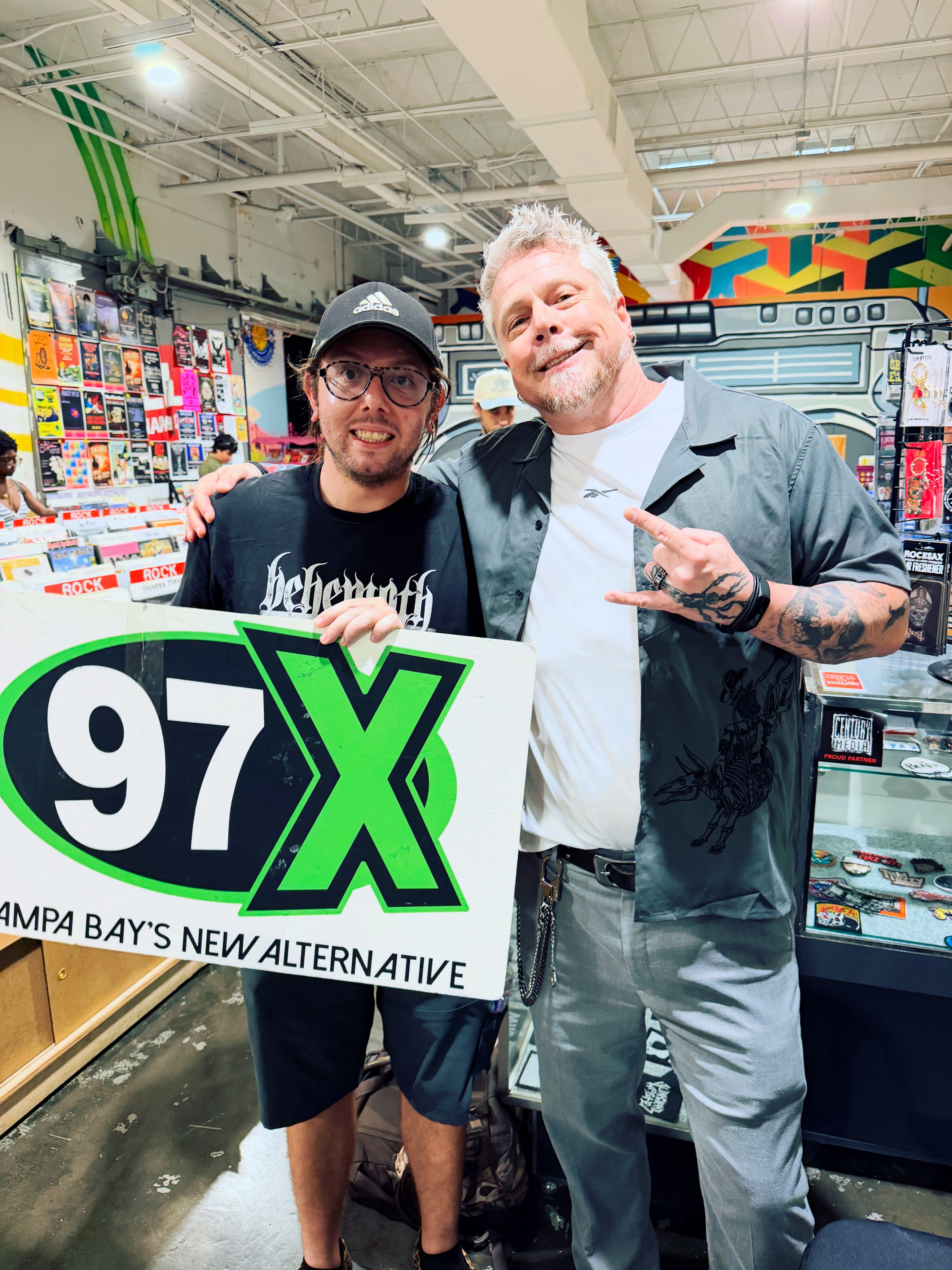 97X - 97X added a new photo — at Daddy Kool Records.