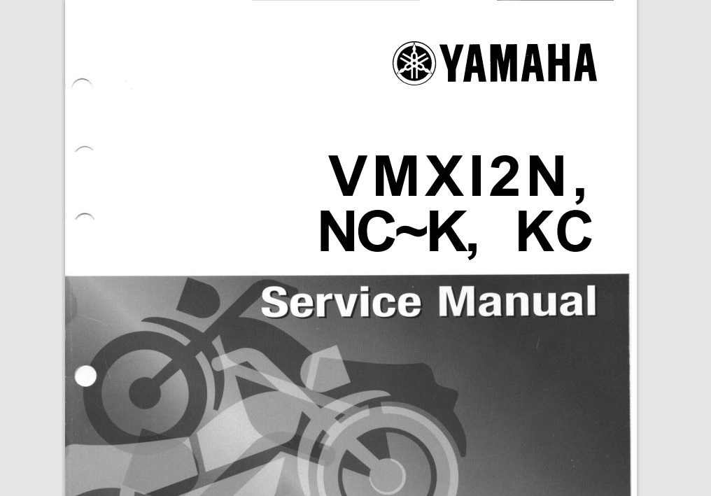 Yamaha Vmax 1200 Workshop Manual
