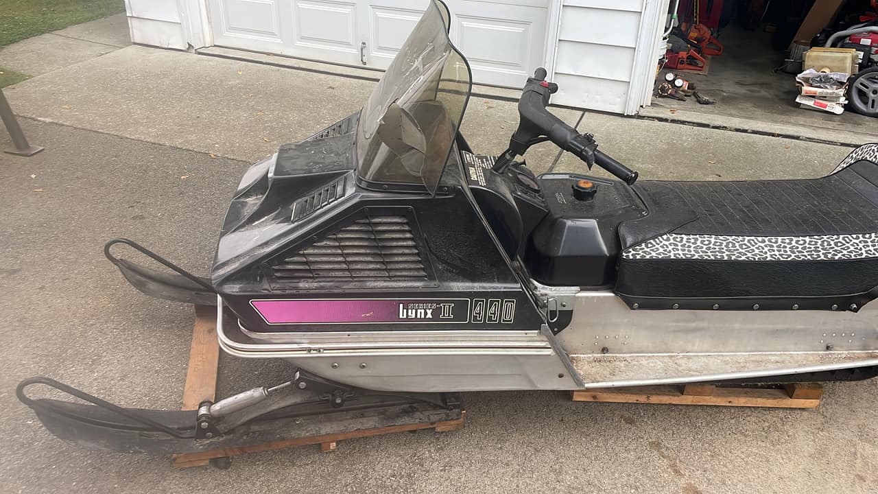 Pick up a cool little arctic cat lynx. Haven't ran a sled in years
