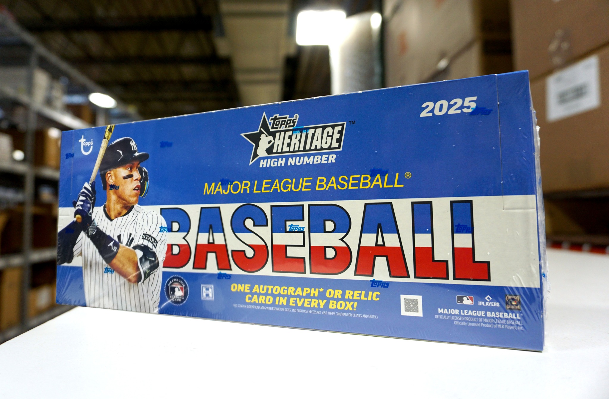 2025 Topps Heritage High Number Baseball Hobby Boxes just arrived 