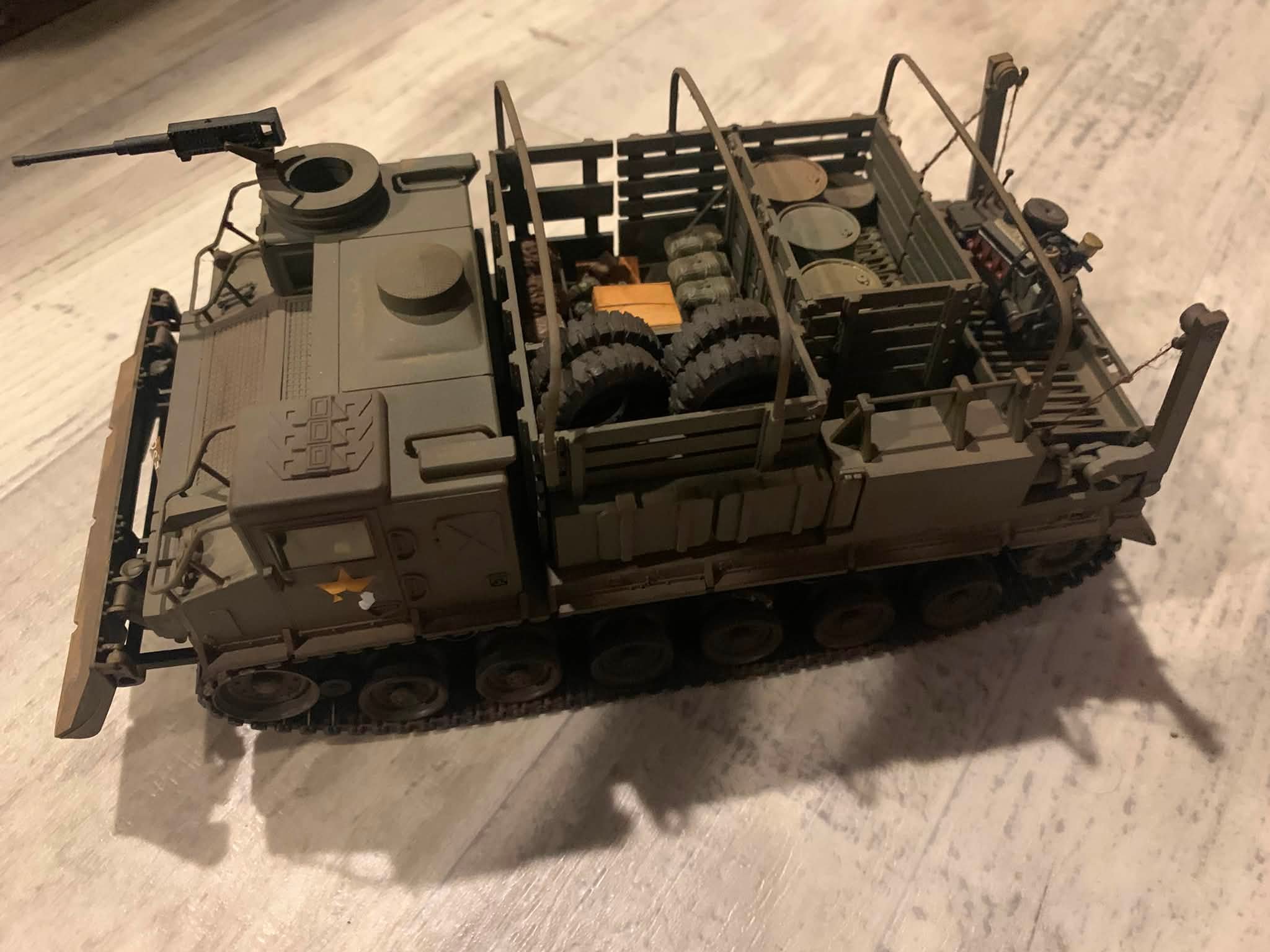A 1985 Nitto 1/35 M8A1 Cargo Tractor