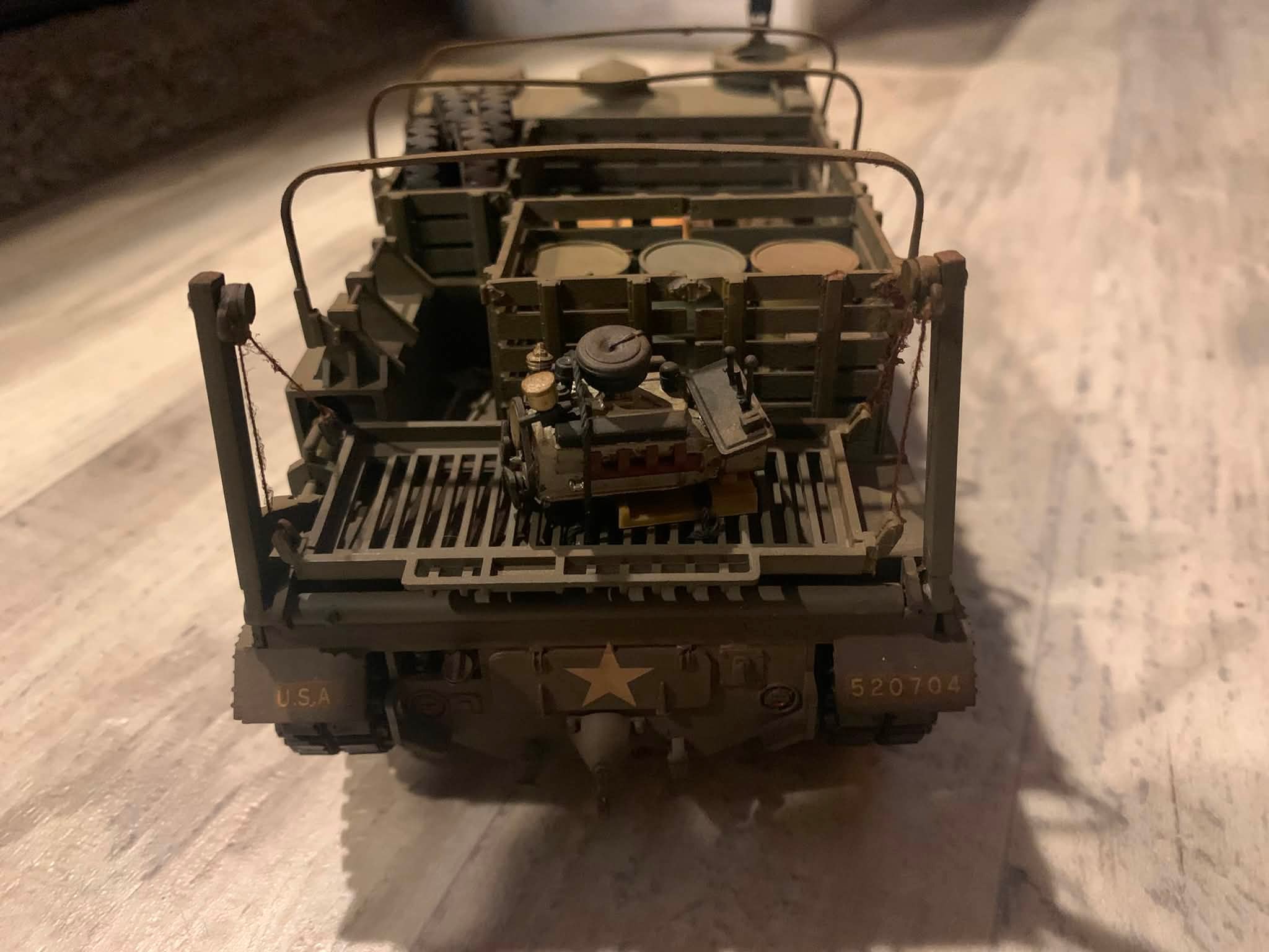 A 1985 Nitto 1/35 M8A1 Cargo Tractor