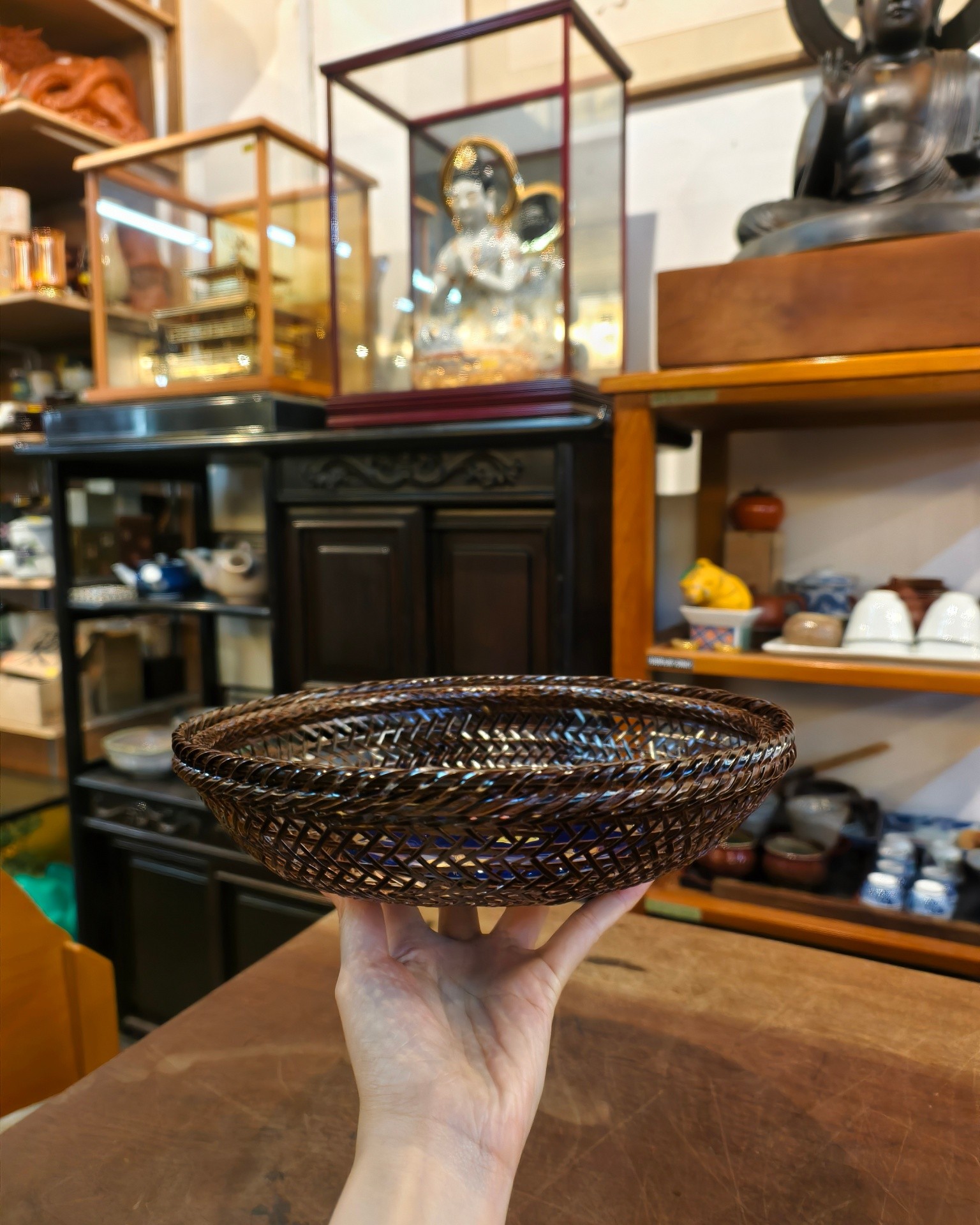 铜壶[玉川堂] [1壶1建水1茶叶罐5茶托] [套] [全新/木盒装] Copper